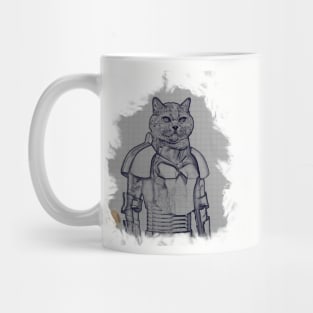 Cat in armor T-Shirt Mug